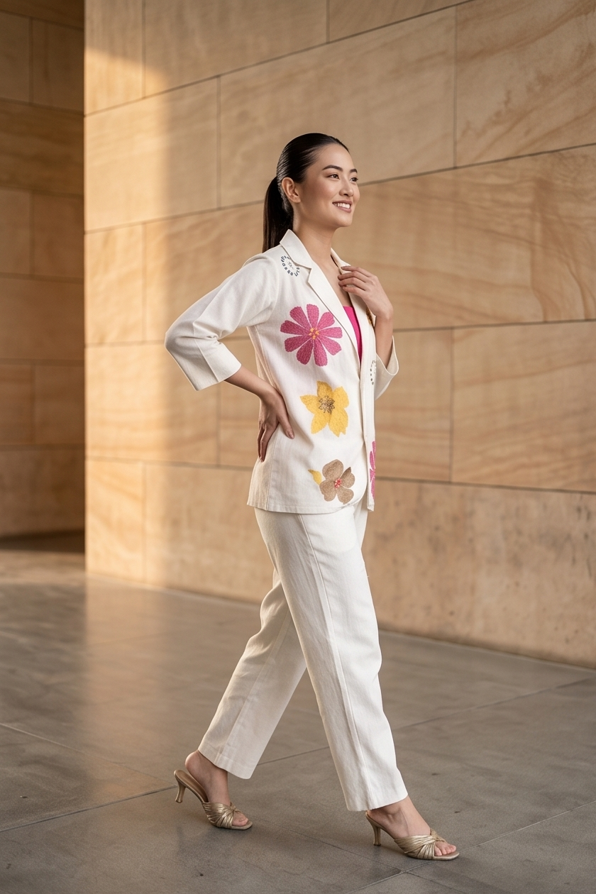 The Bloom Blazer Co-ord Set