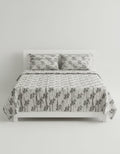 The Monochrome Minimalist Bedsheet With Matching Pillow Covers