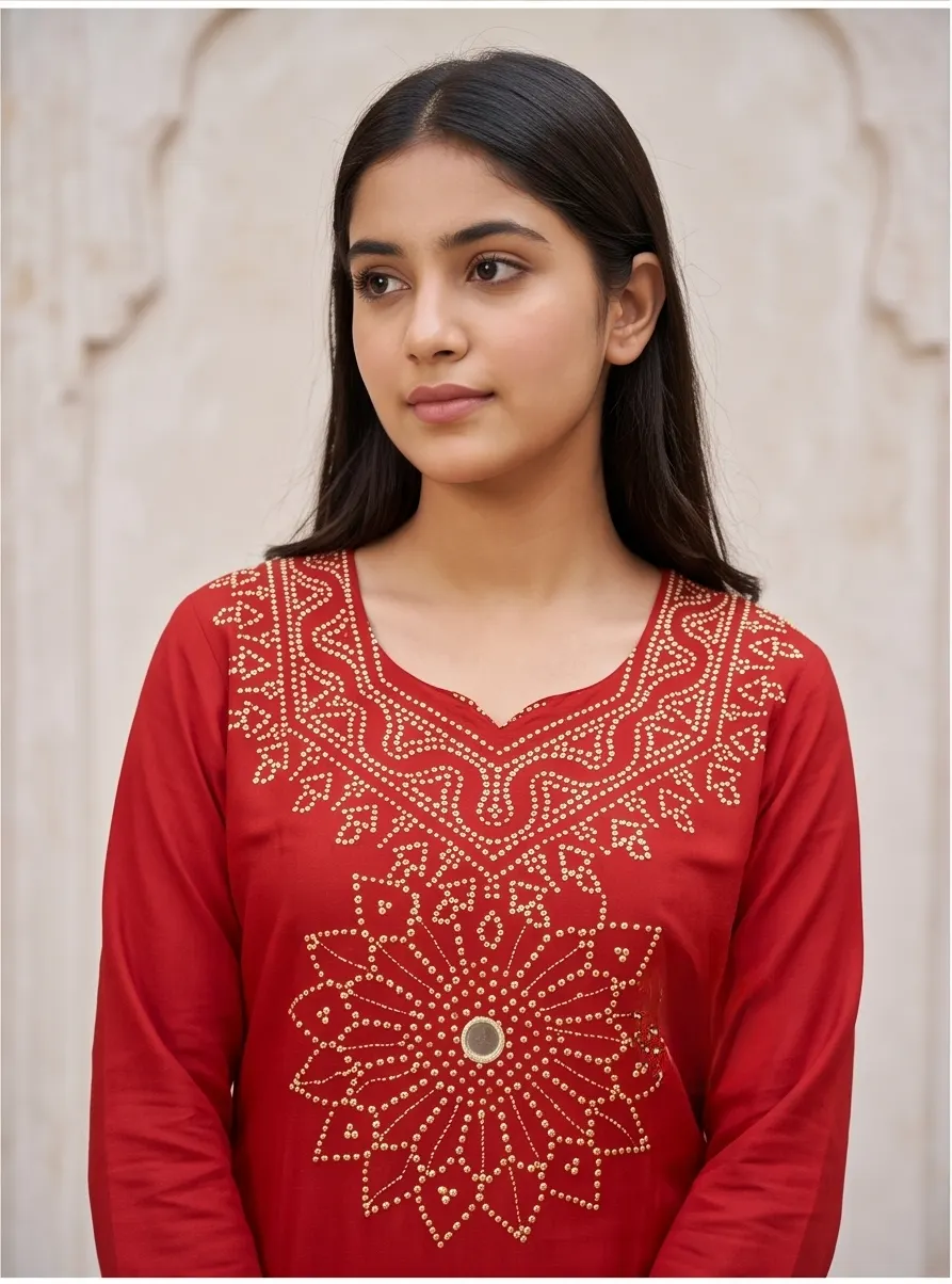 Sindoor Handcrafted Kurta Set