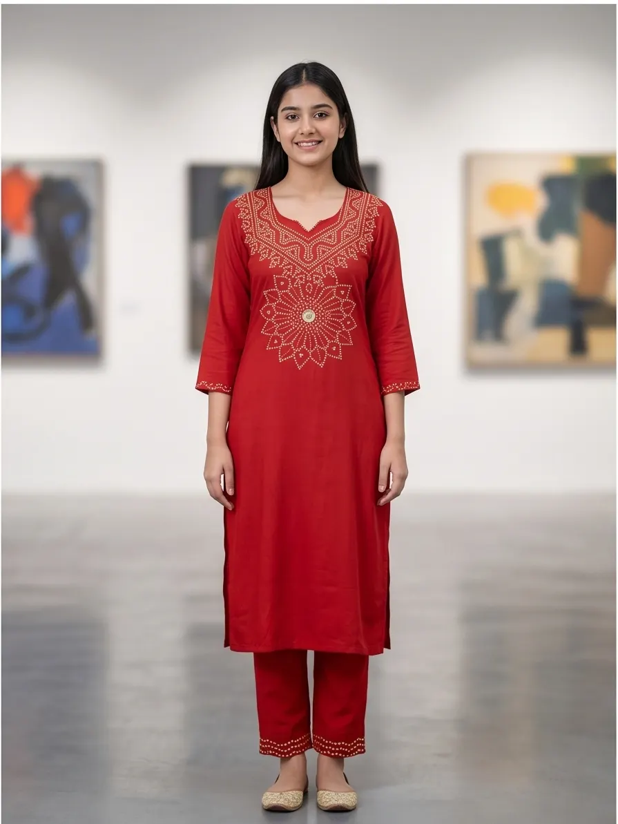 Sindoor Handcrafted Kurta Set
